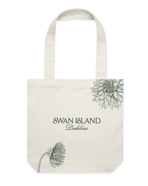 Swan Island Dahlias Tote Bag