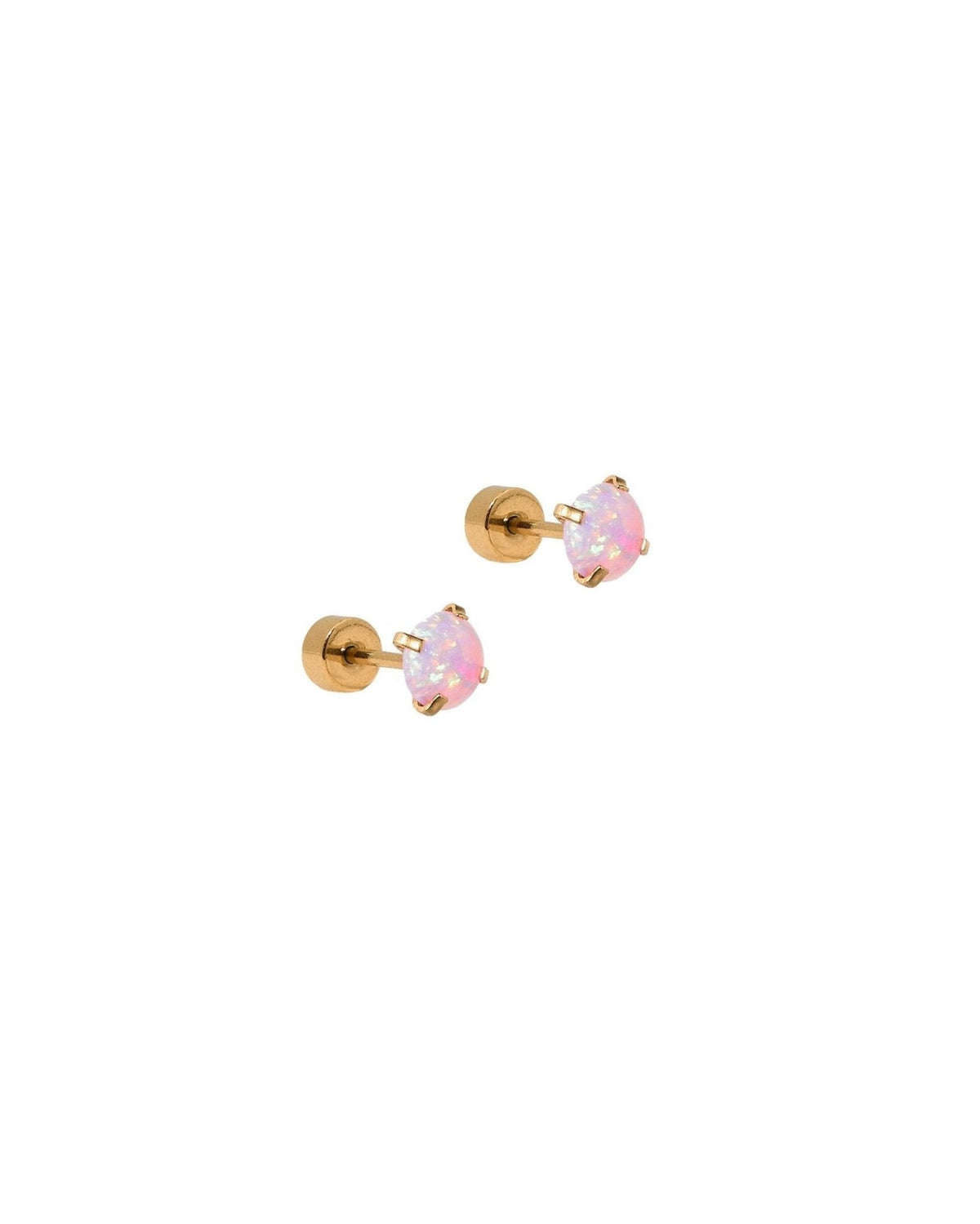 Screwback Stud Earrings - Venus Opal Lilac